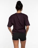 The Mens Heavyweight Tee - Plum