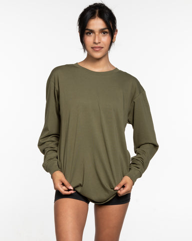 The Mens Long Sleeve - Army