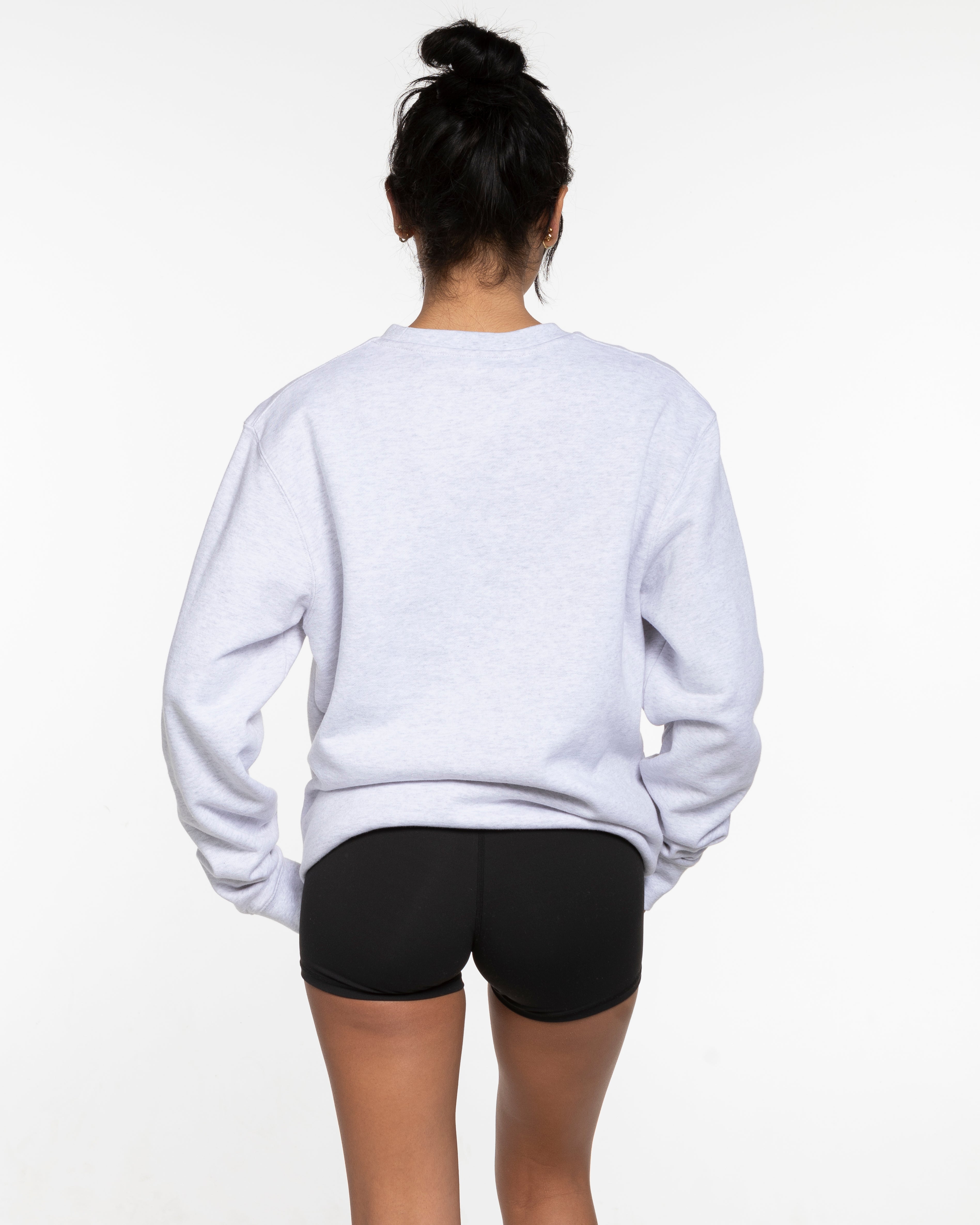 The Classic Crewneck - White Heather