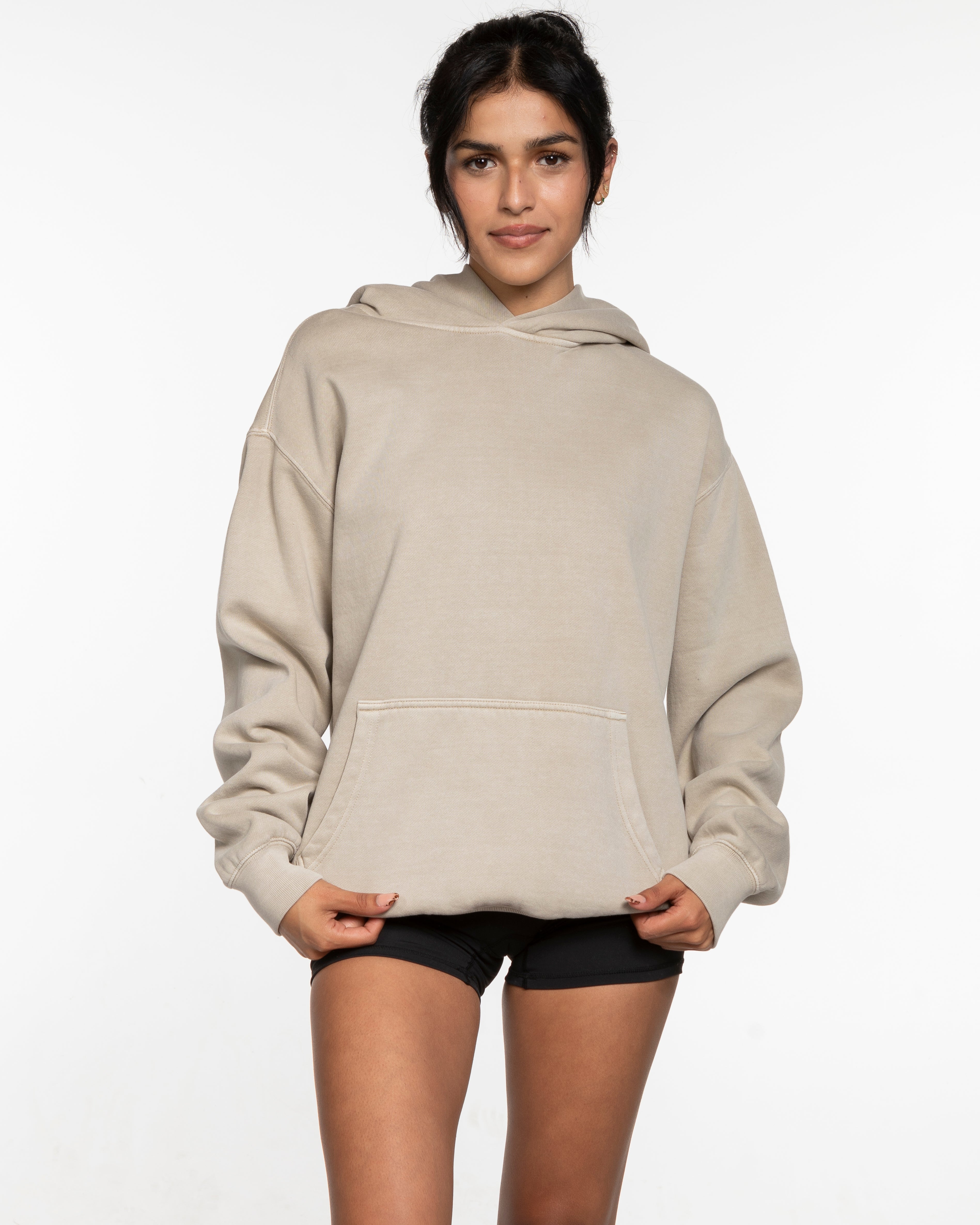 The Mens Hoodie - Washed Taupe