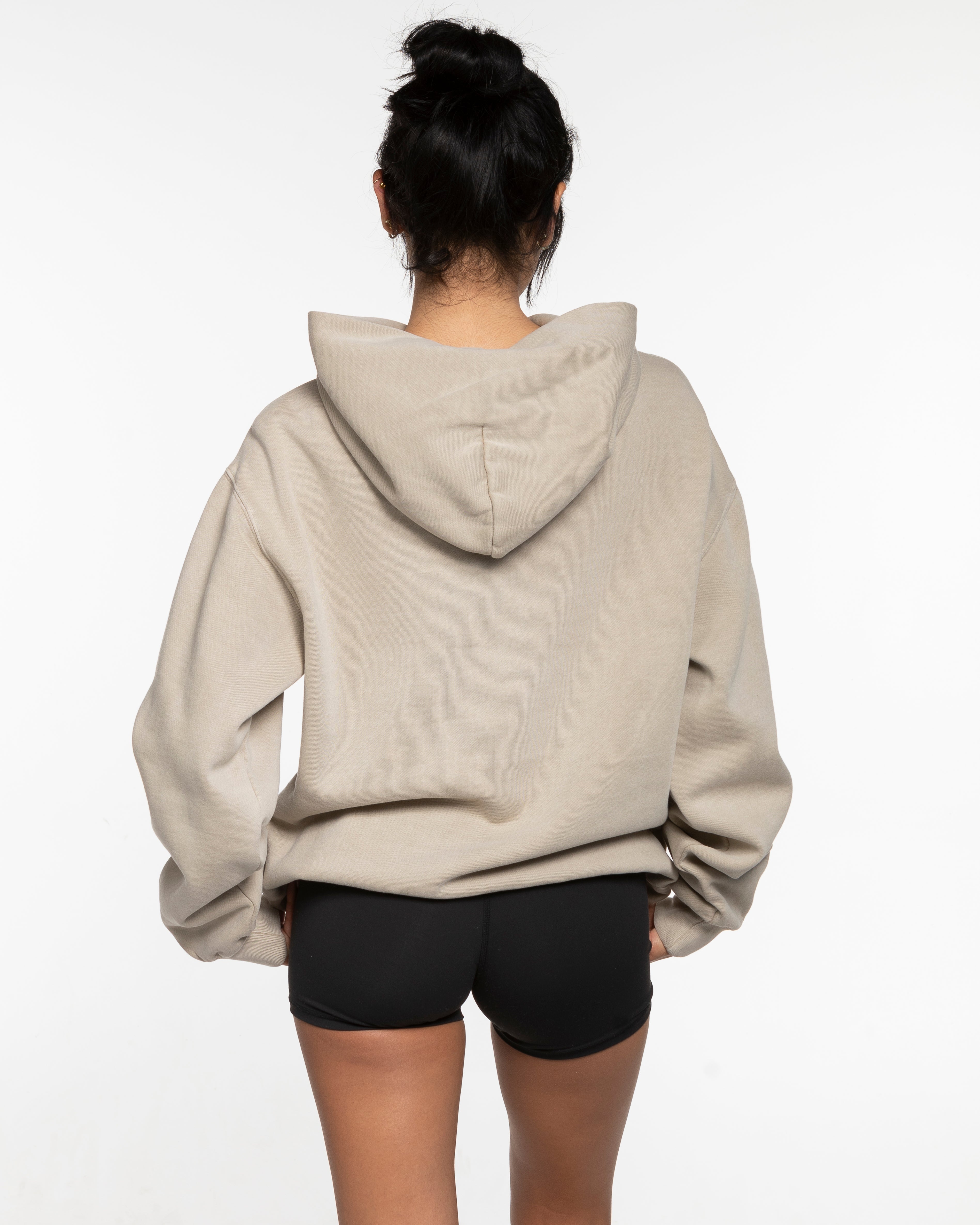 The Mens Hoodie - Washed Taupe