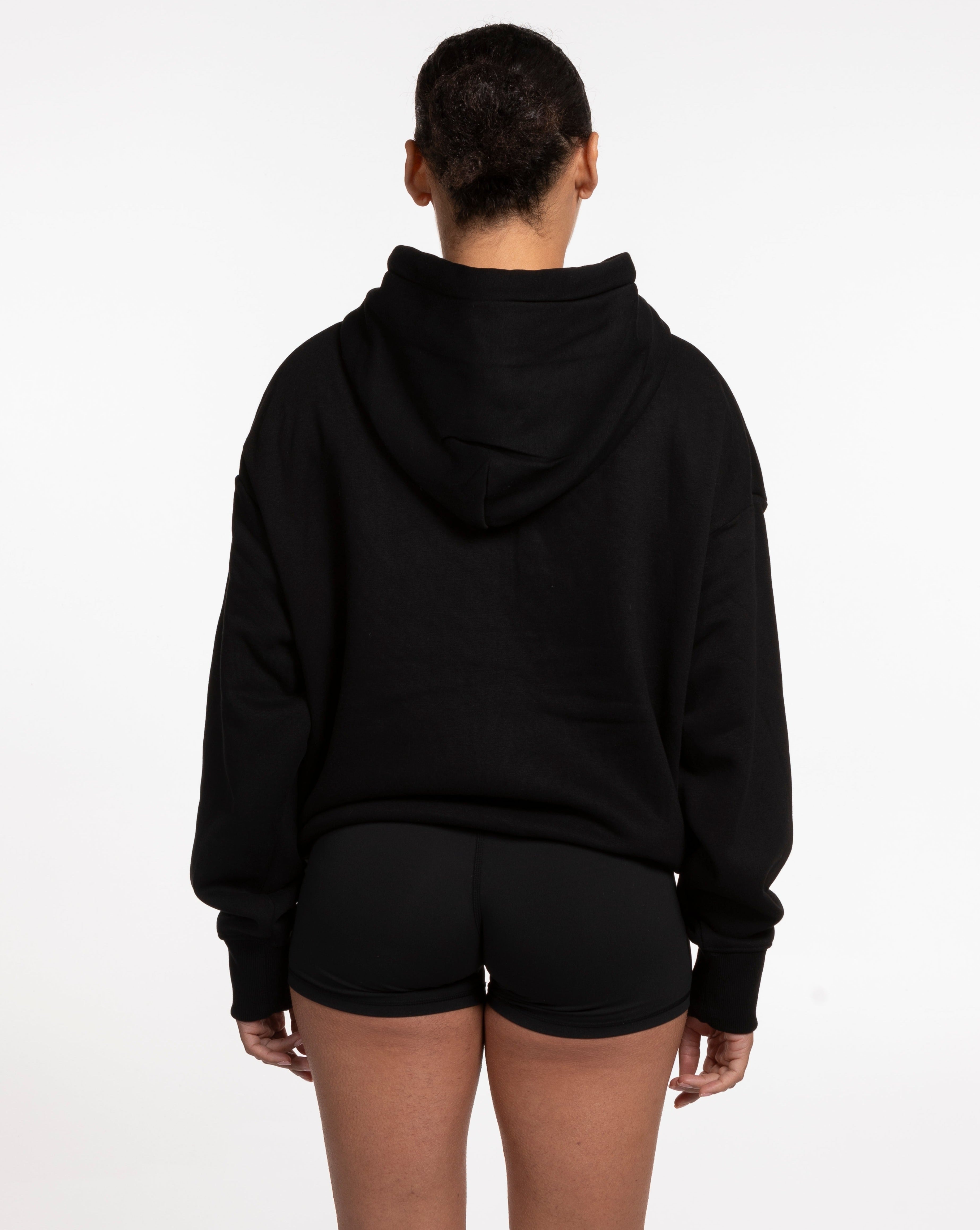 The Womens Heavy Hoodie - Black