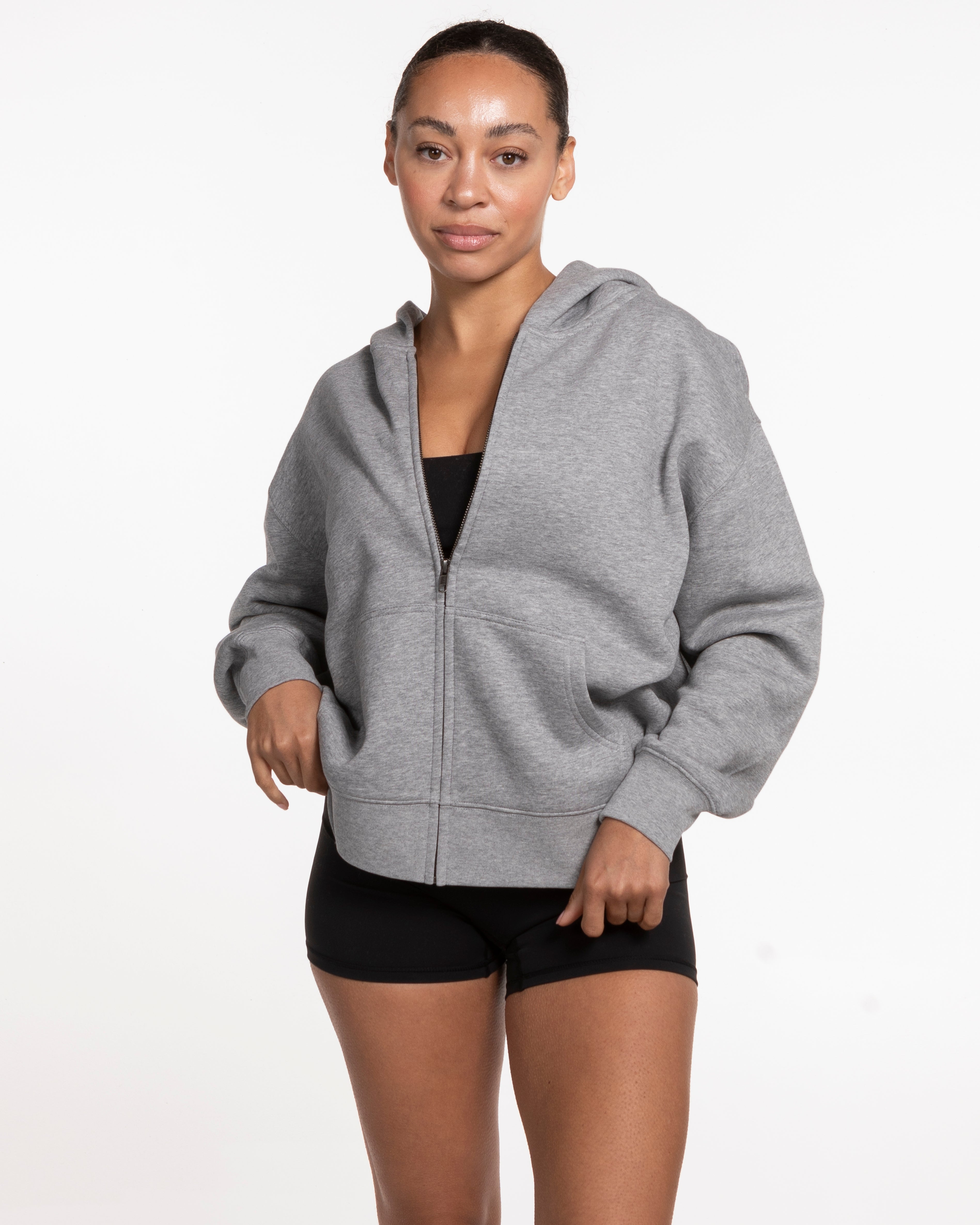 The Womens Zip Hoodie - Heather