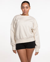 The Womens Heavy Crewneck - Off White