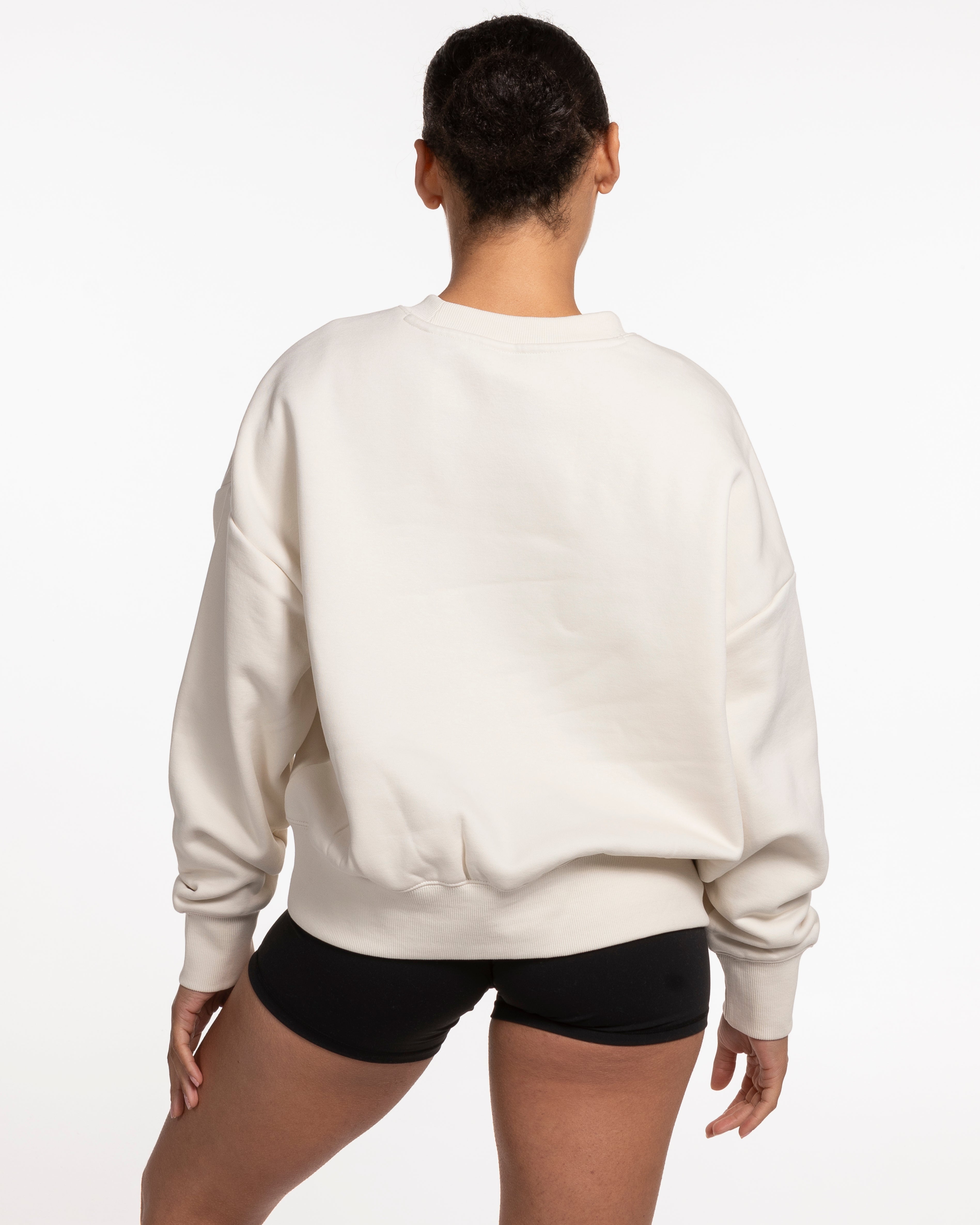 The Womens Heavy Crewneck - Off White