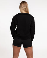 The Womens 1/4 Zip - Black