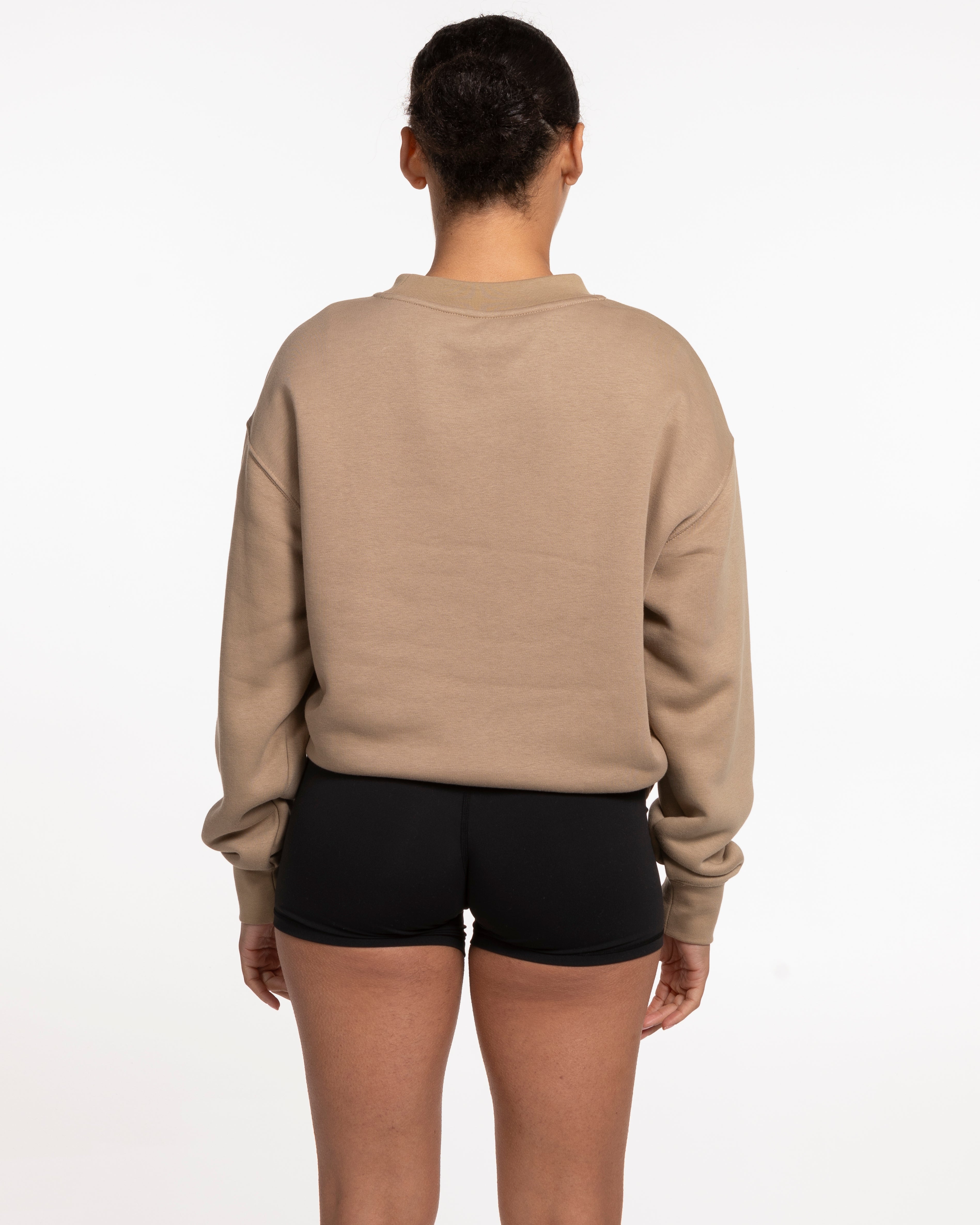 The Womens Crewneck - Sand