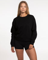 The Womens Crewneck - Black