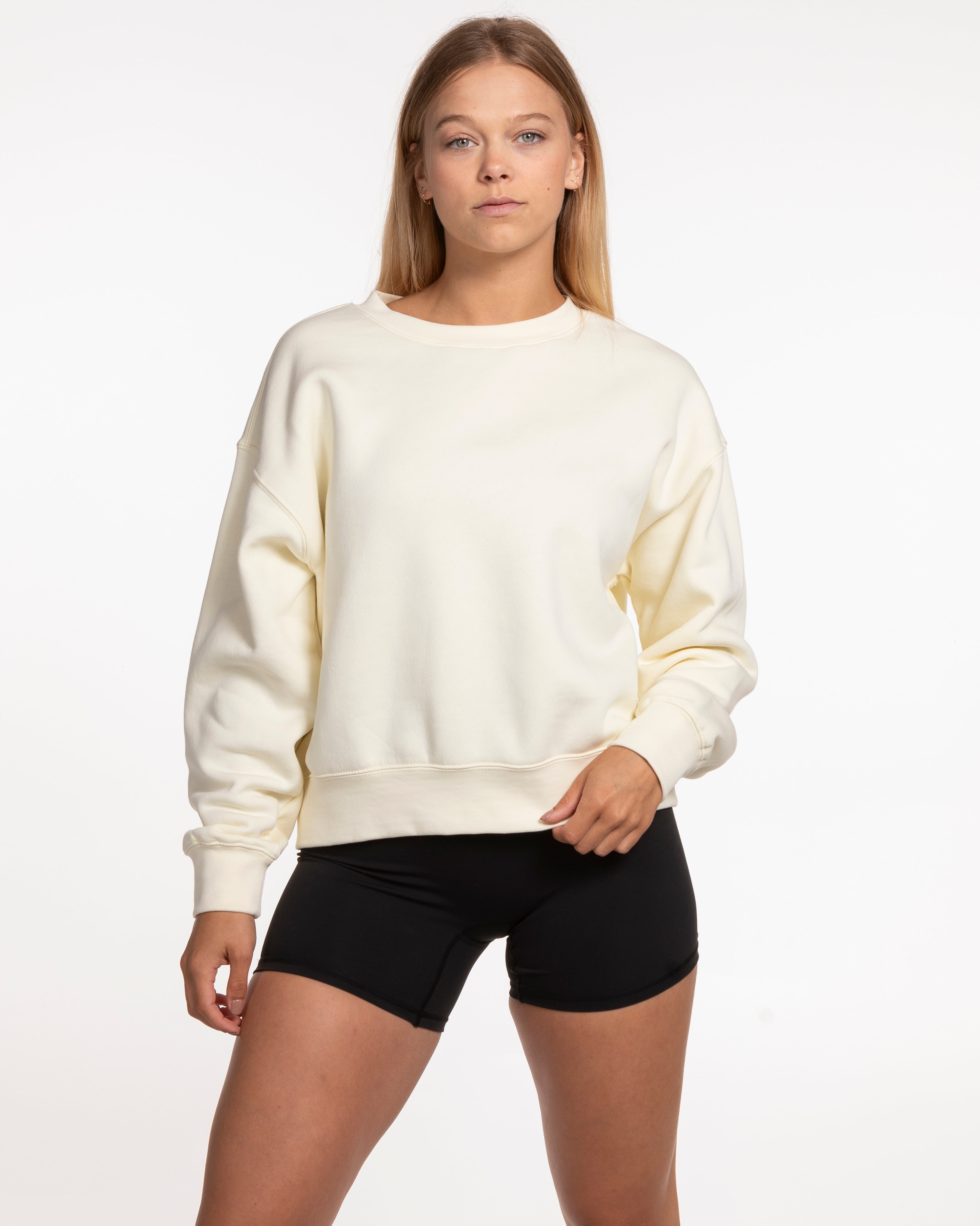 The Womens Crewneck - Butter