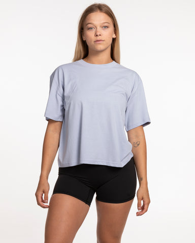 The Womens Oversized Tee - Powder