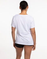 The Womens V Neck Tee - White