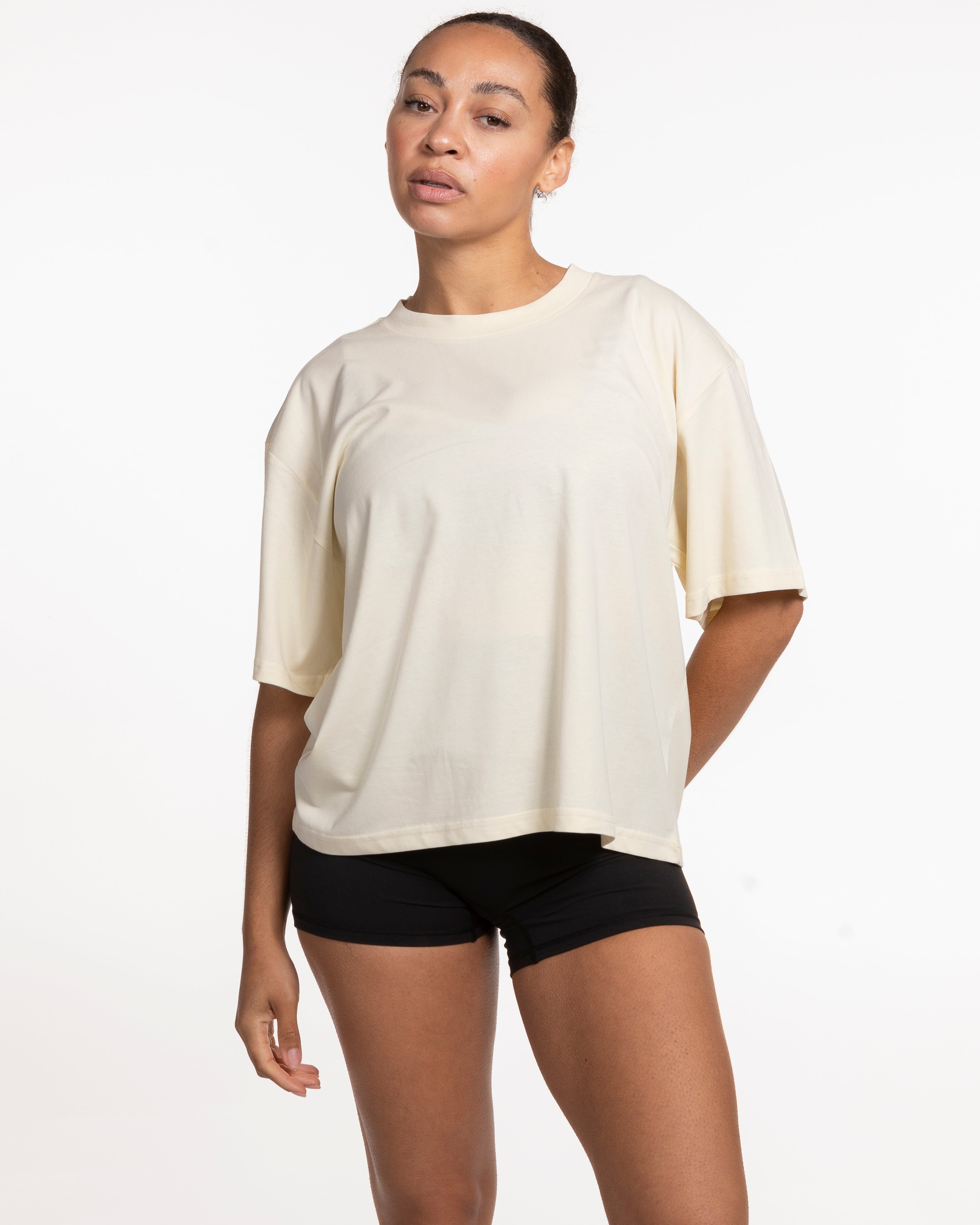 The Womens Oversized Tee - Butter