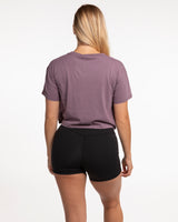 The Crop Tee - Mauve