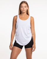 The Womens Racerback Tank - White