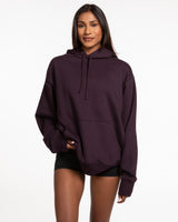 The Womens Heavy Hoodie - Plum