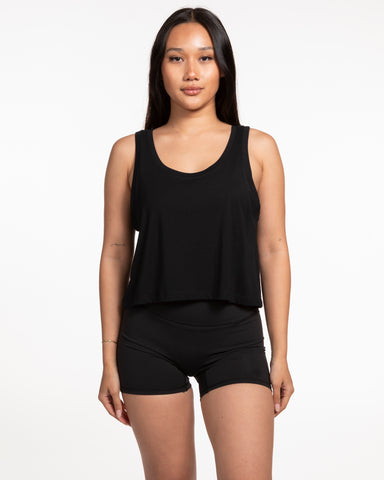 The Crop Tank - Black