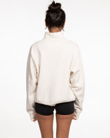 The Womens 1/4 Zip - Off White