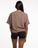 The Crop Terry Tee - Cacao