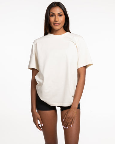 The Womens Heavyweight Tee - Off White