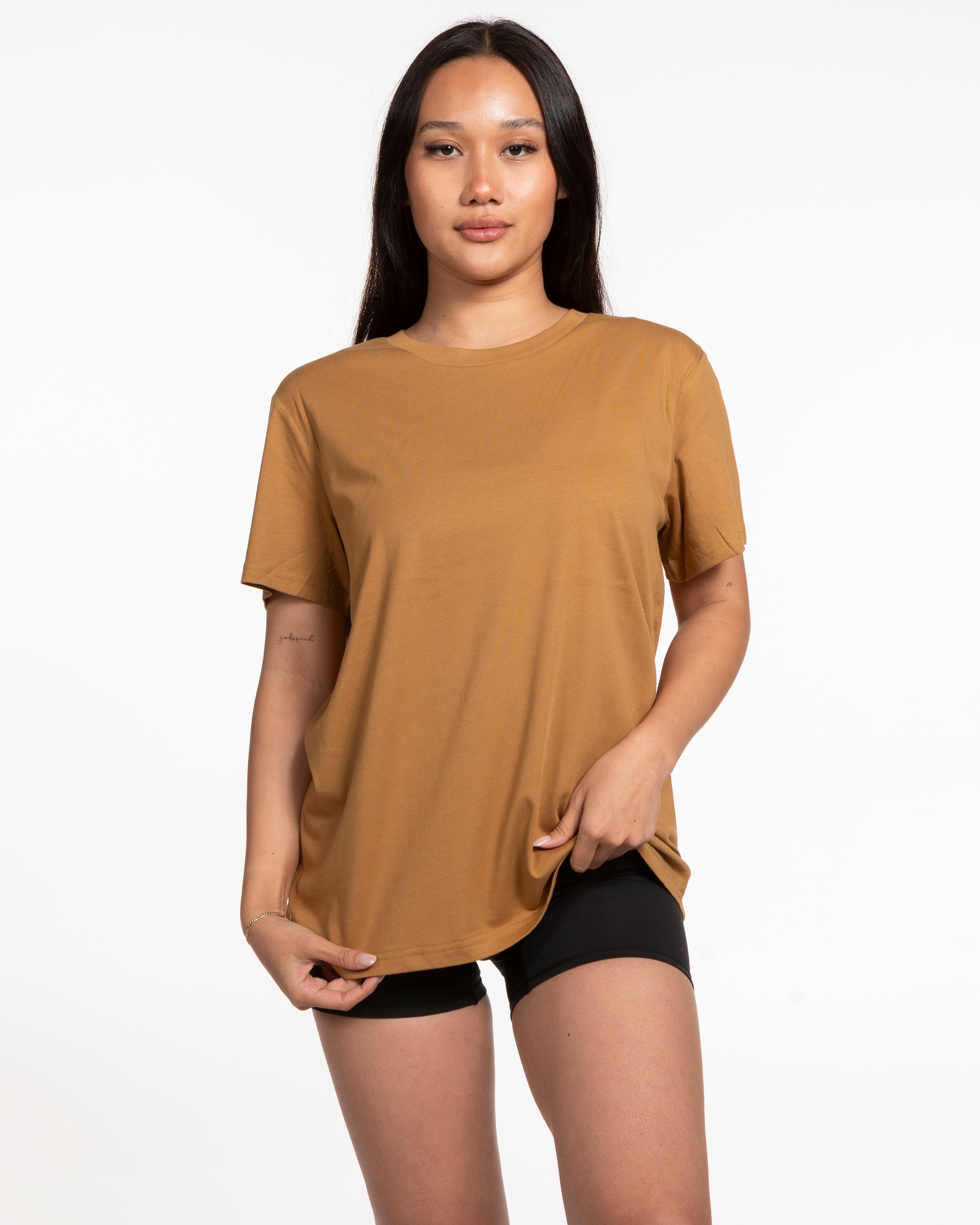 The Womens Tee - Camel