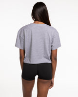 The Crop Tee - Heather