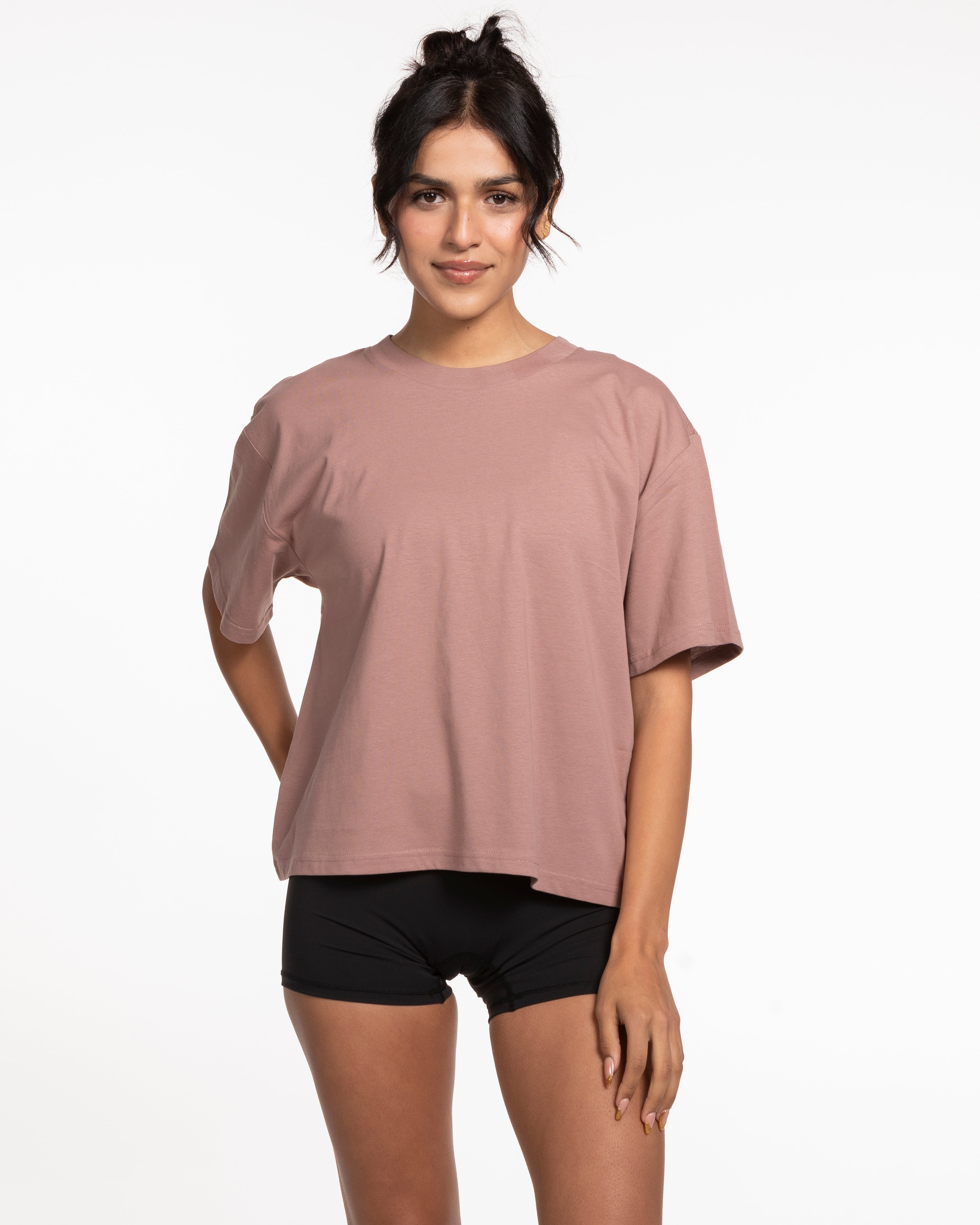 The Womens Oversized Tee - Clay