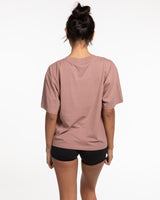 The Womens Oversized Tee - Clay