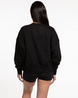 The Womens Heavy Crewneck - Black