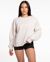 The Womens Crewneck - Bone