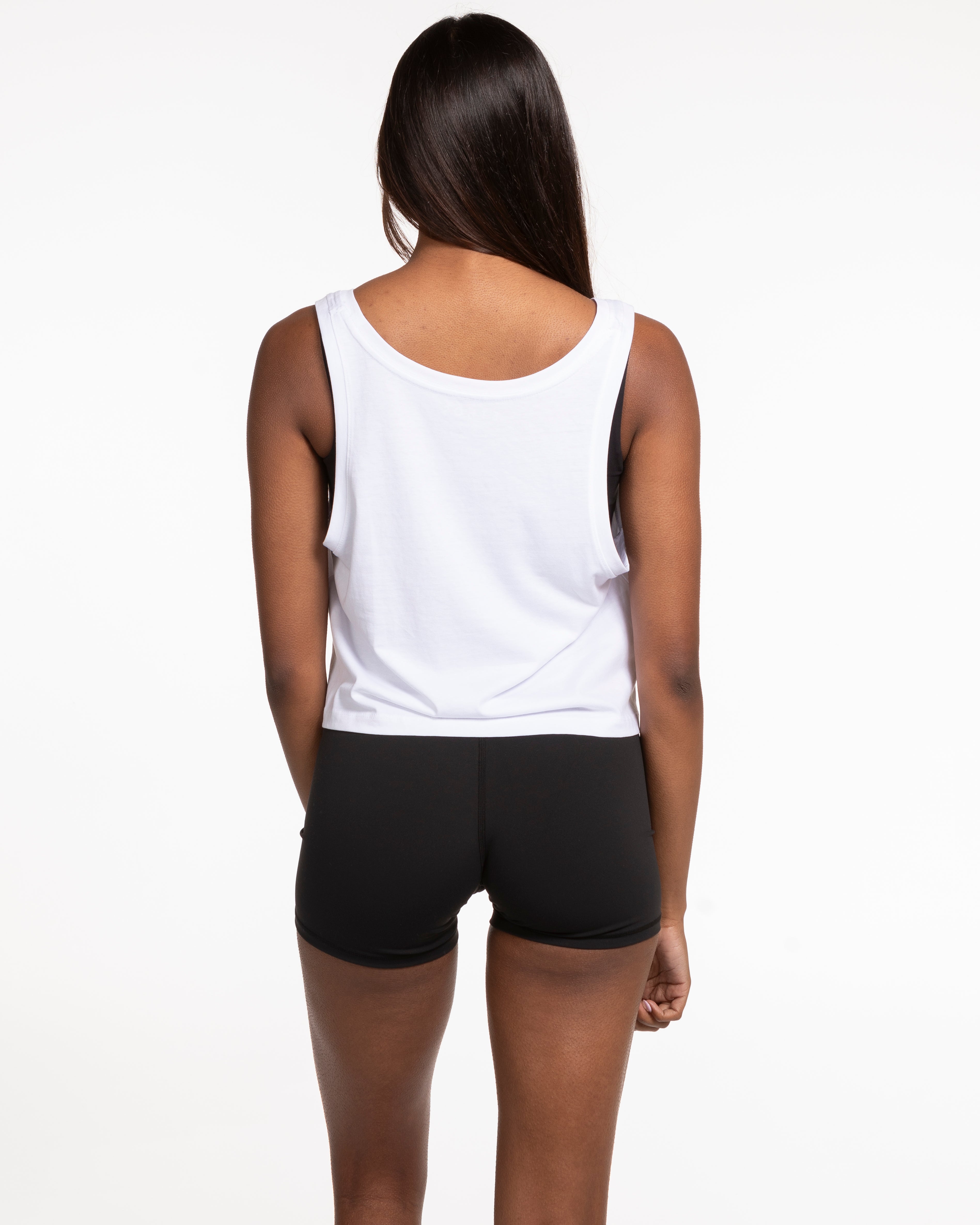 The Crop Tank - White