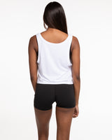 The Crop Tank - White