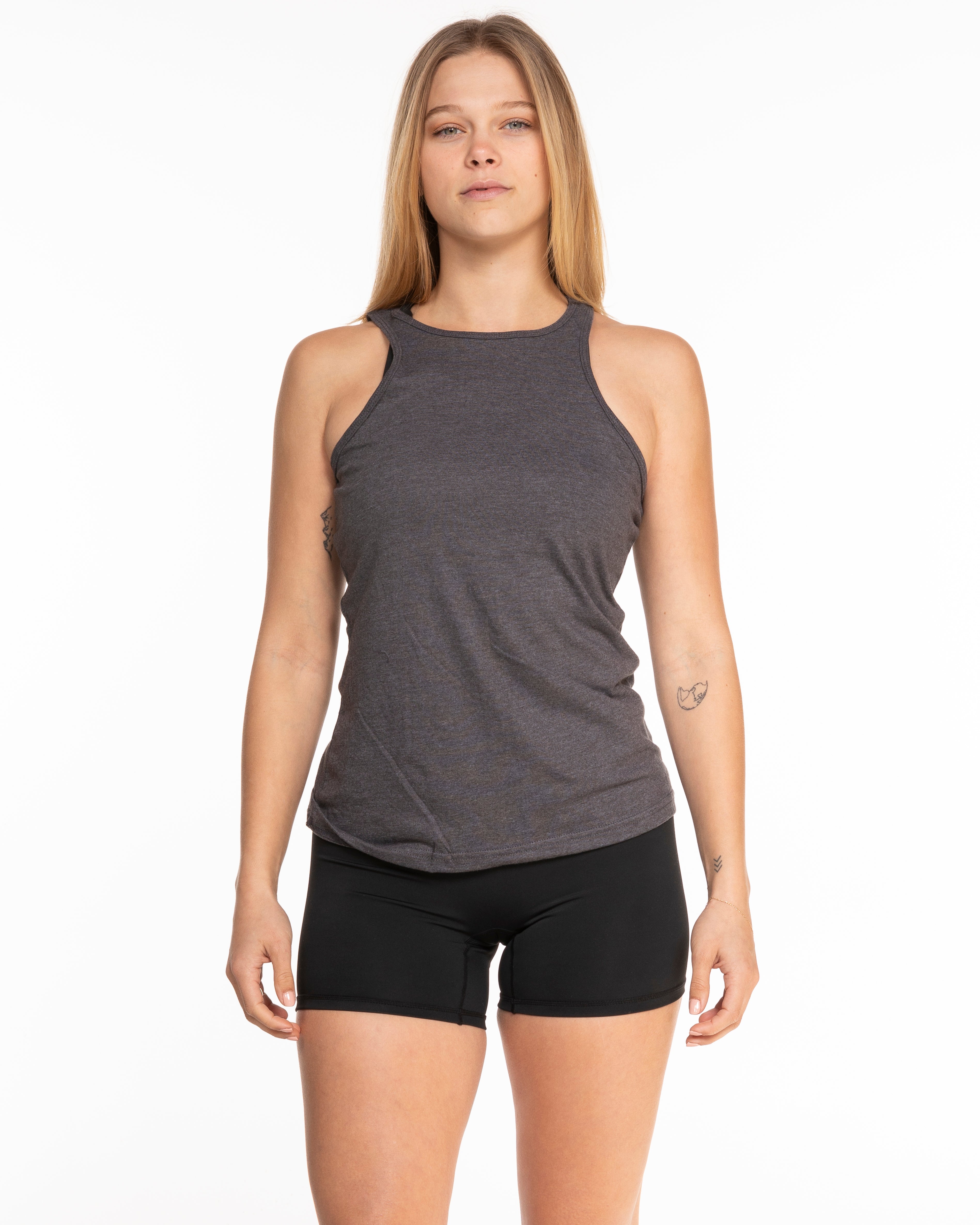 The Recycled Womens Tank - Charcoal Heather