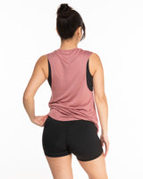 The Scoop Muscle Tank - Mauve