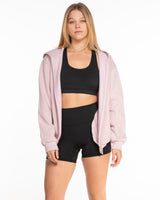 The Recycled Unisex Zip Hoodie - Blush