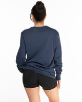 The Supima Long Sleeve - Ocean Navy