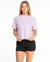 The Midweight Crop Tee - Orchid