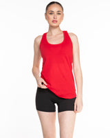 The Womens Full Length Tank - Red