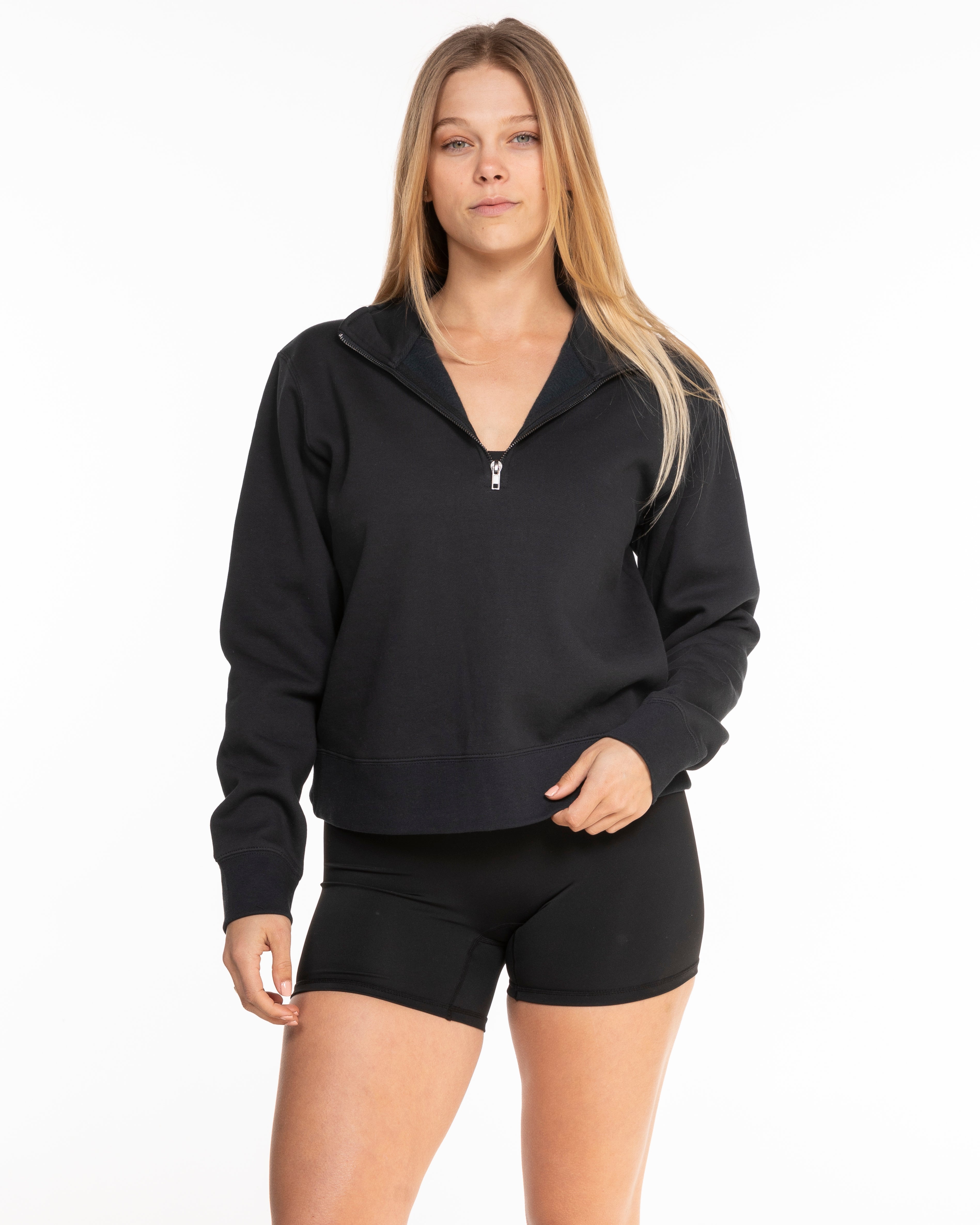 The Womens 1/4 Zip - Navy