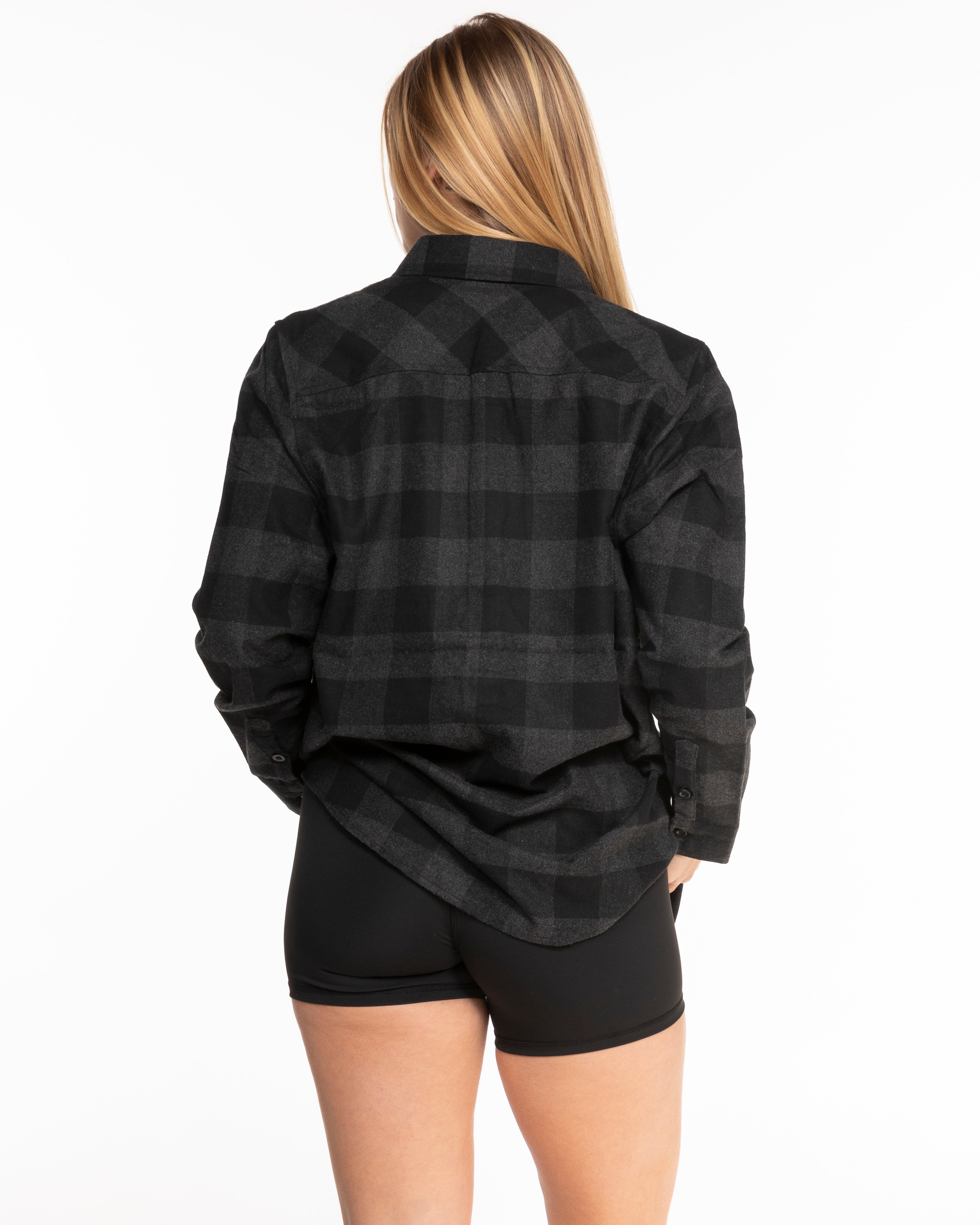 The Flannel - Gray / Black