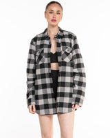 The Flannel - Heather / Black