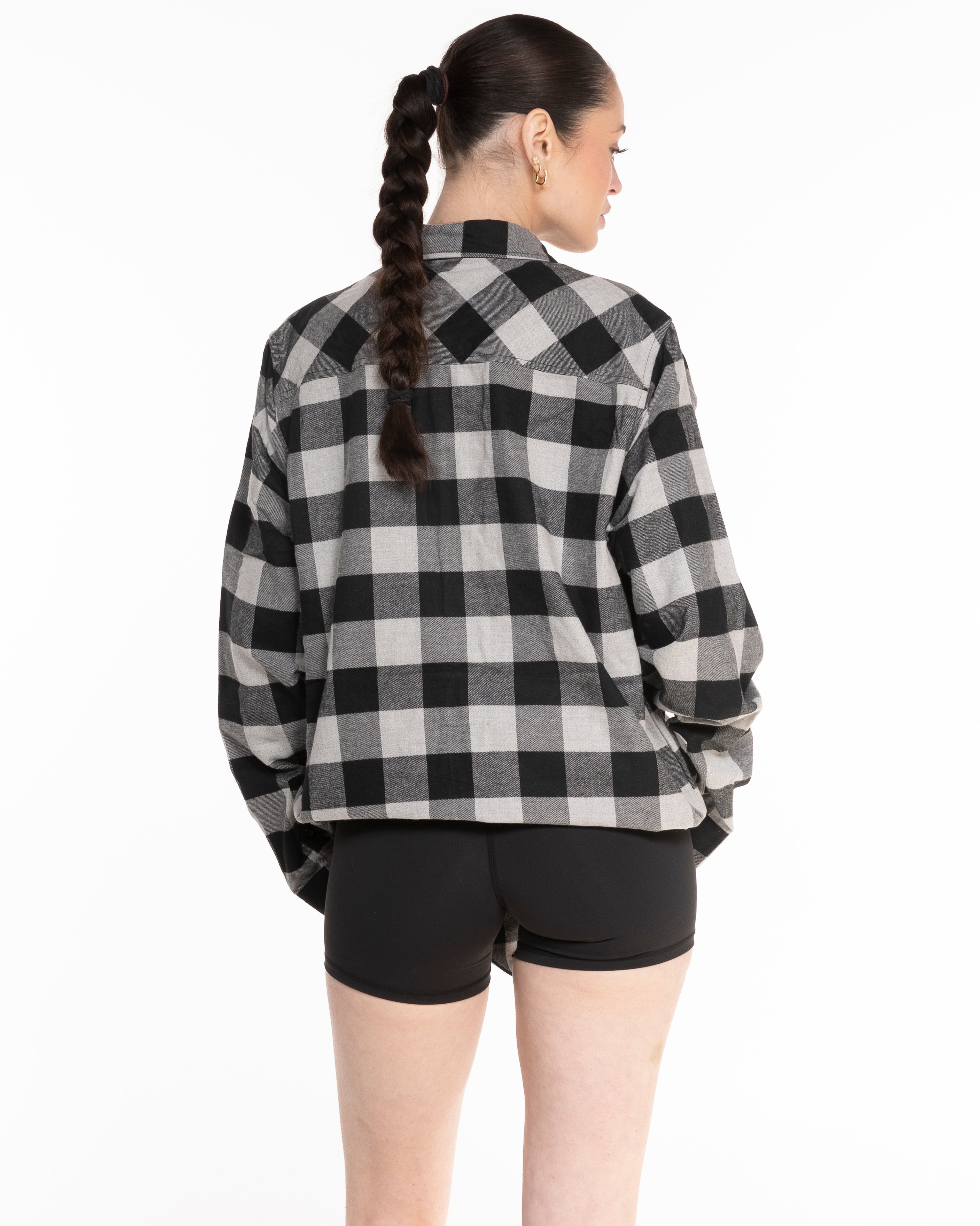 The Flannel - Heather / Black