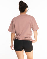 The Womens Heavyweight Tee - Washed Clay