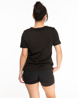 The Womens Supima Short Sleeve - Black