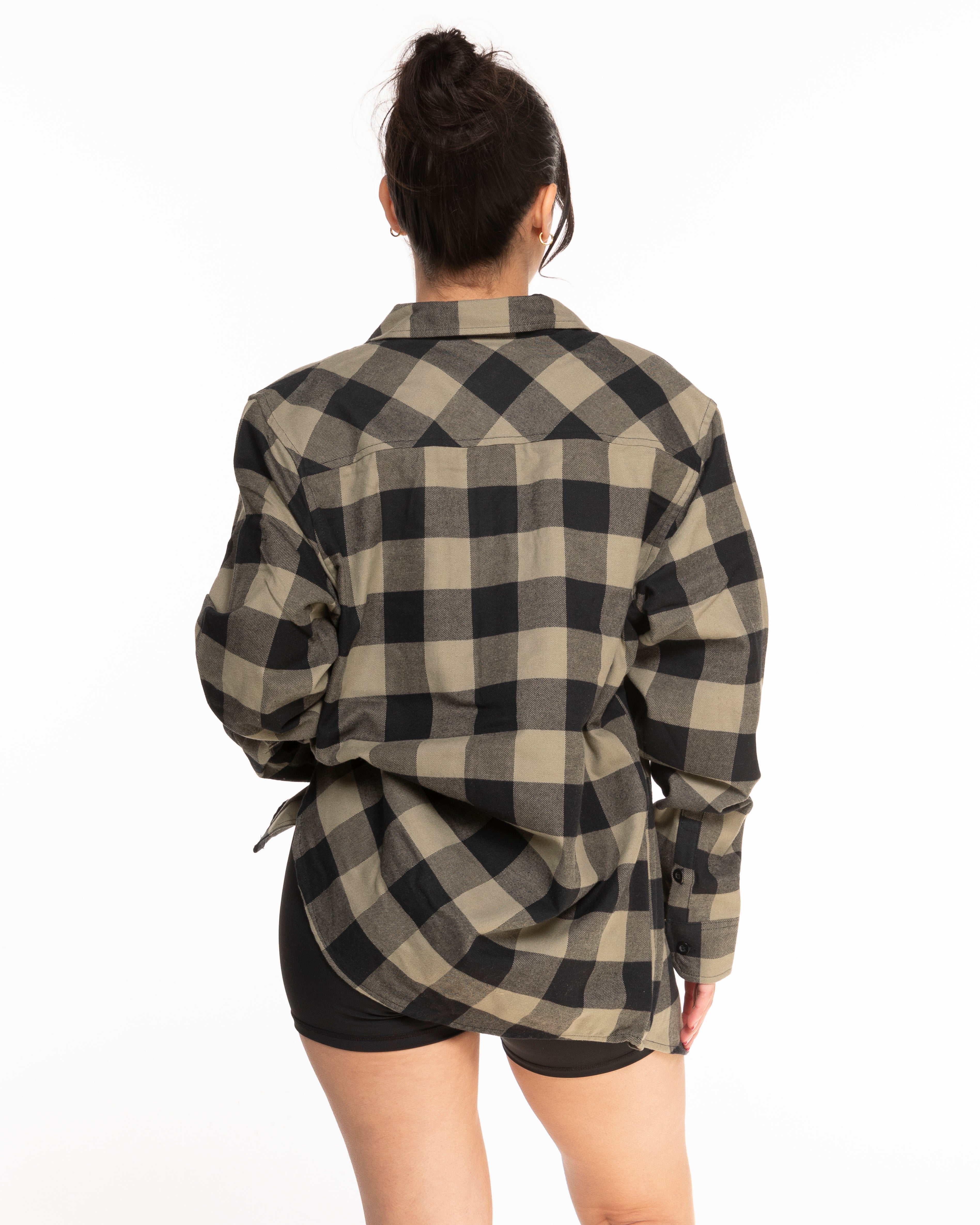 The Flannel - Olive / Black