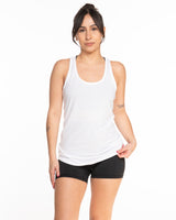 The Womens Full Length Tank - White