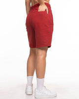 The Organic Cotton Sweat Short - Oxblood