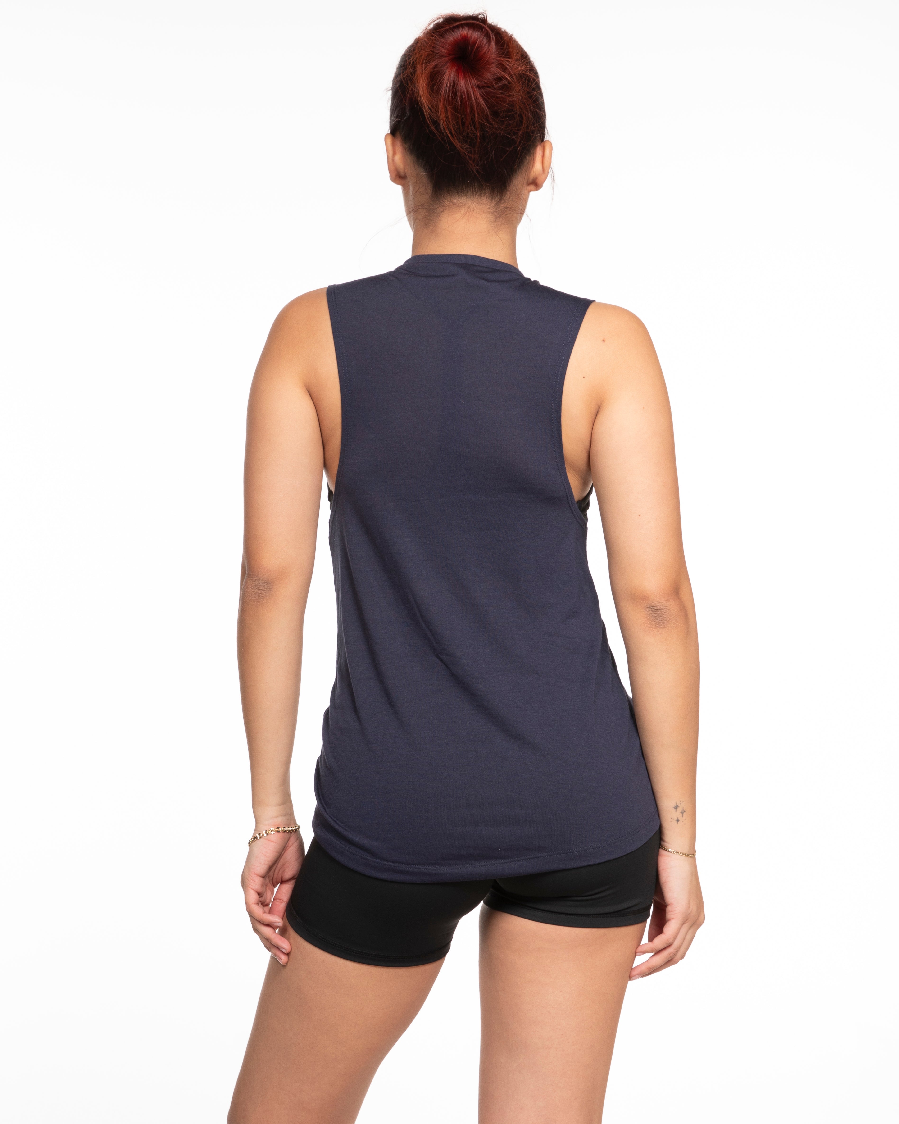 The Scoop Muscle Tank - Midnight