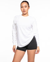 The Unisex Midweight Long Sleeve - White