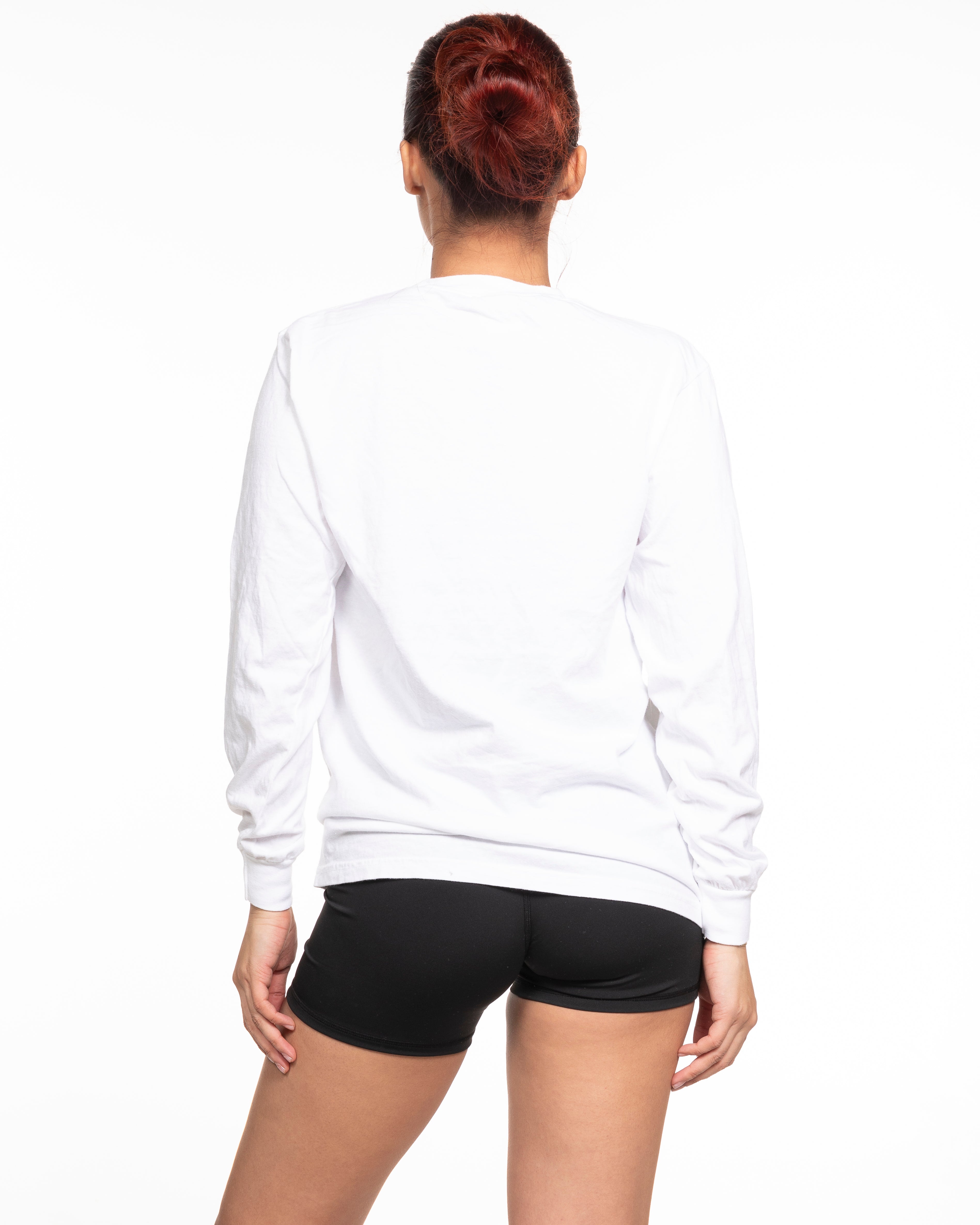 The Unisex Midweight Long Sleeve - White