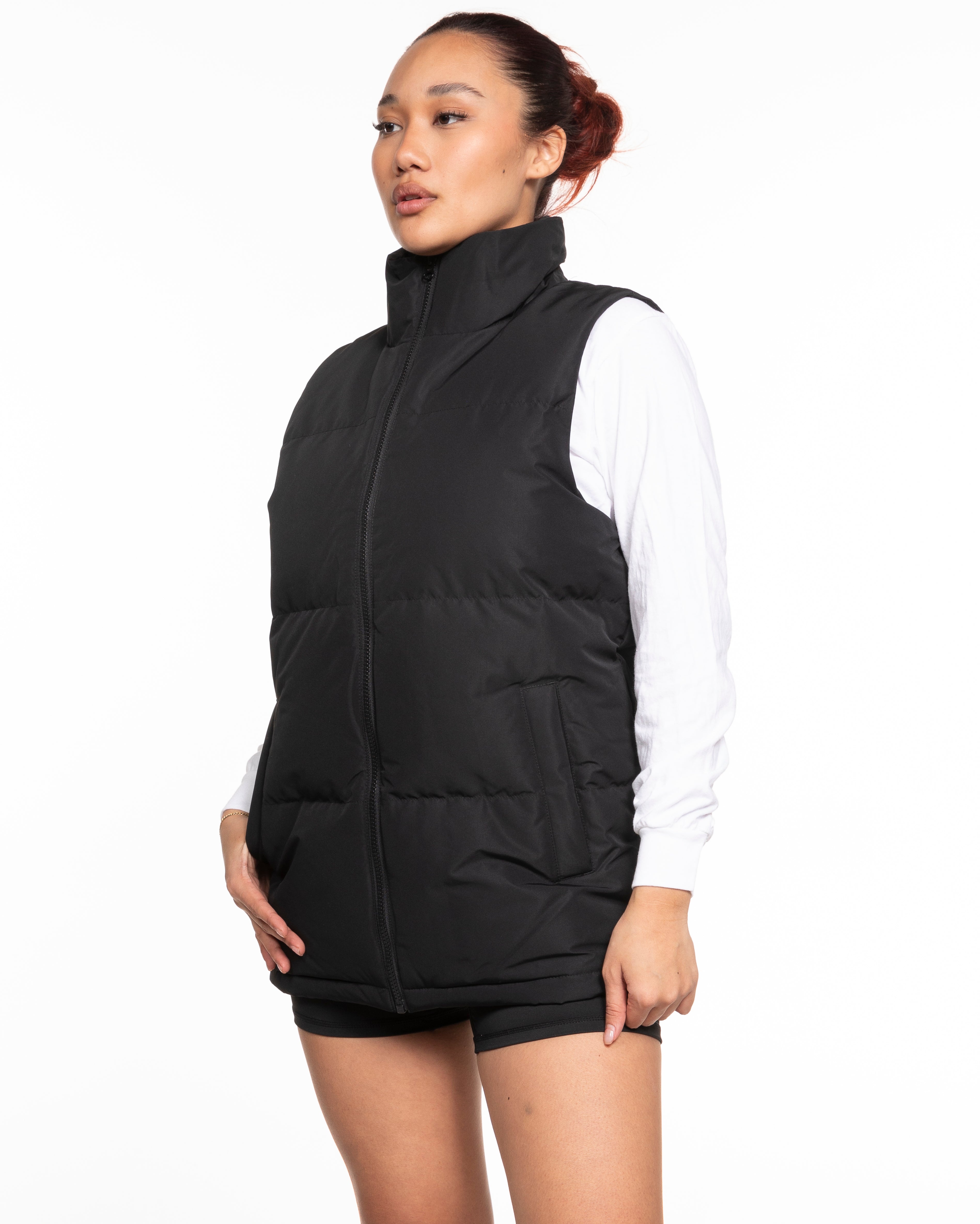 The Mens Puffer Vest - Black